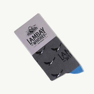 
                  
                    Load image into Gallery viewer, LAMBAY WHISKEY PUFFIN SOCKS (One size) - LAMBAY WHISKEY
                  
                